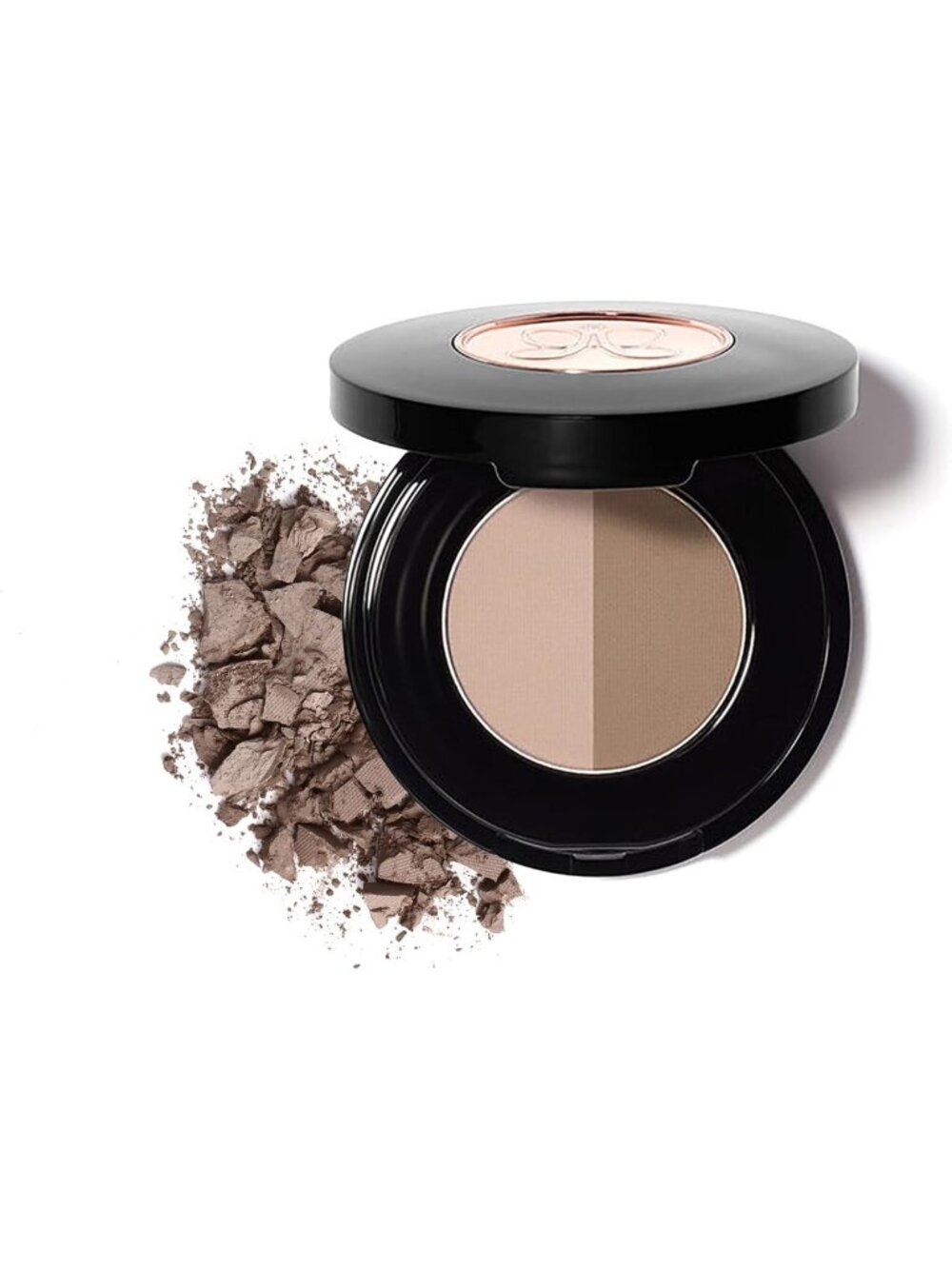 Dual-Shade Brow Powder Duo for Filling & Defining Eyebrows - Long-Lasting
